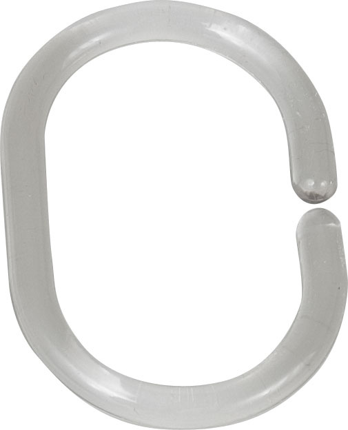 Merriway Duschvorhangringe – 40 Mm Snap-Fit Ringe, 25 Stück, Einfache Montage Für Jede Duschstange