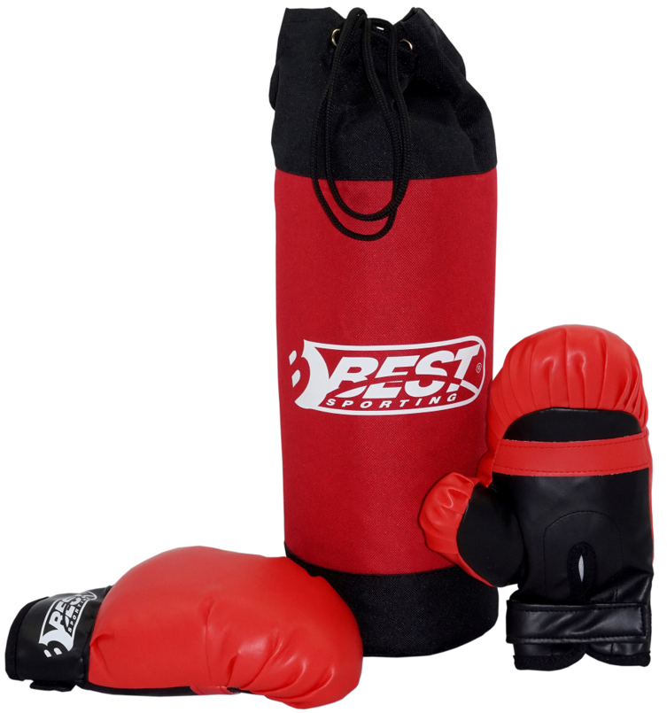 Montana X-Perience Boxhandschuhe – Unisex, 12 Oz, Rot, Mit Klettverschluss & Stoßabsorbierendem Schaum