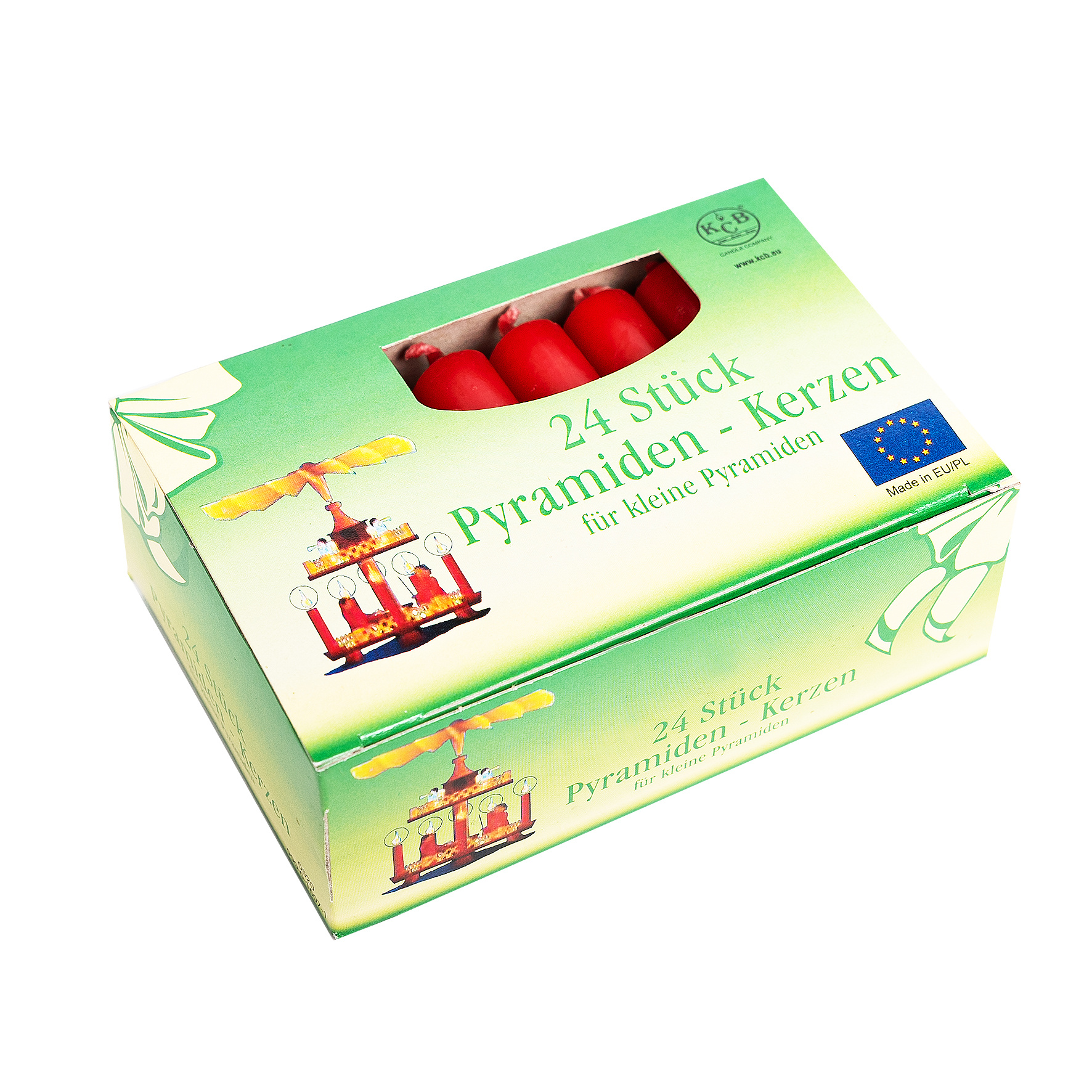KCB Pyramidenkerzen 7cm 24er Pack online bestellen