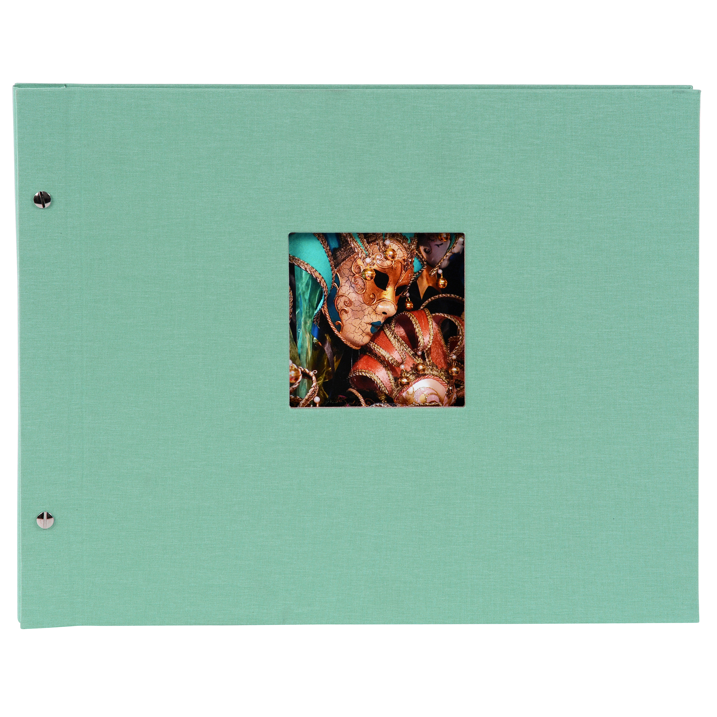 Goldbuch Bella Vista Album Photo Spirales 35x30cm 40 Pages Noires - Lin Turquoise