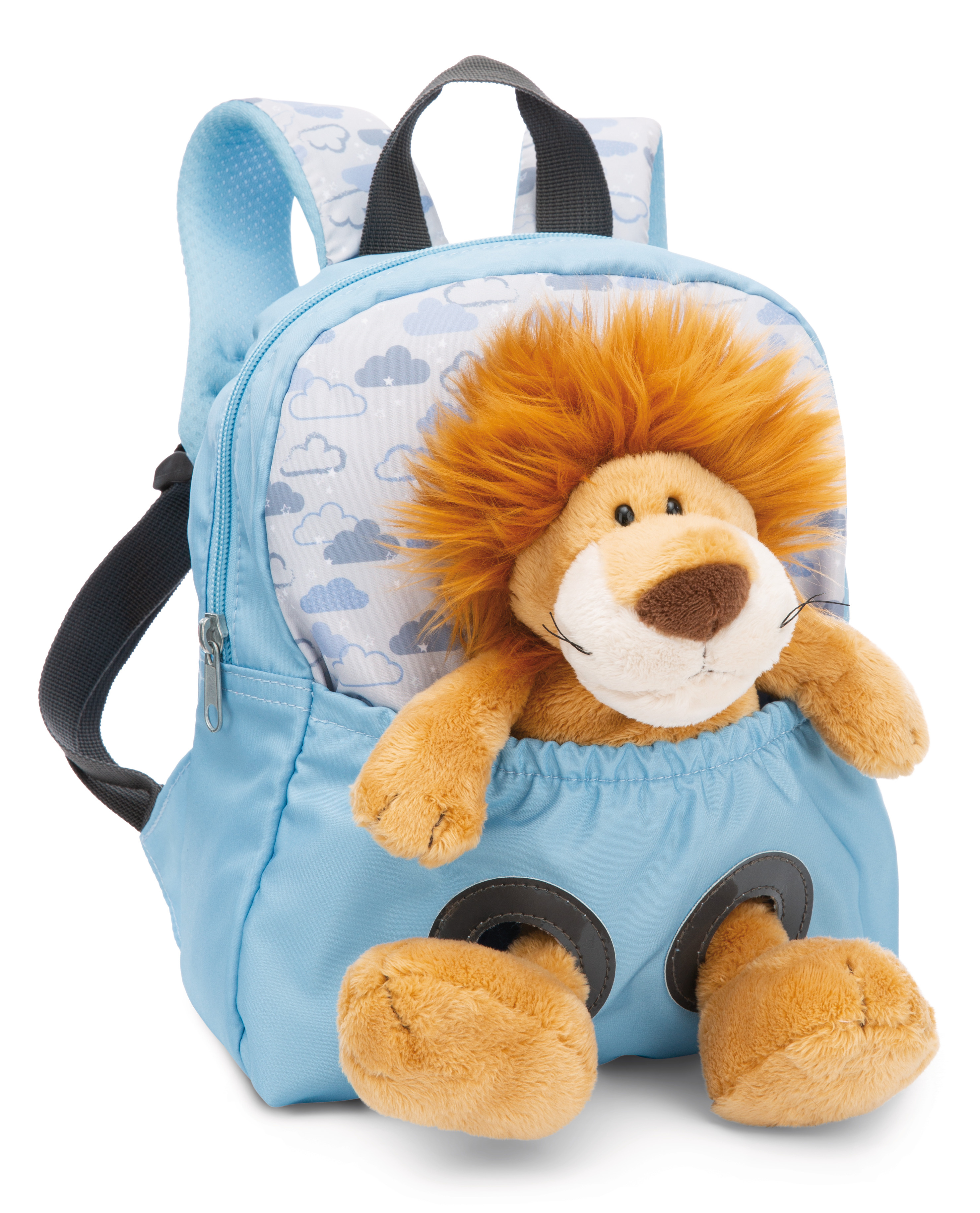 NICI Rucksack mit Plüschtier 21x26cm Löwe 25cm online bestellen