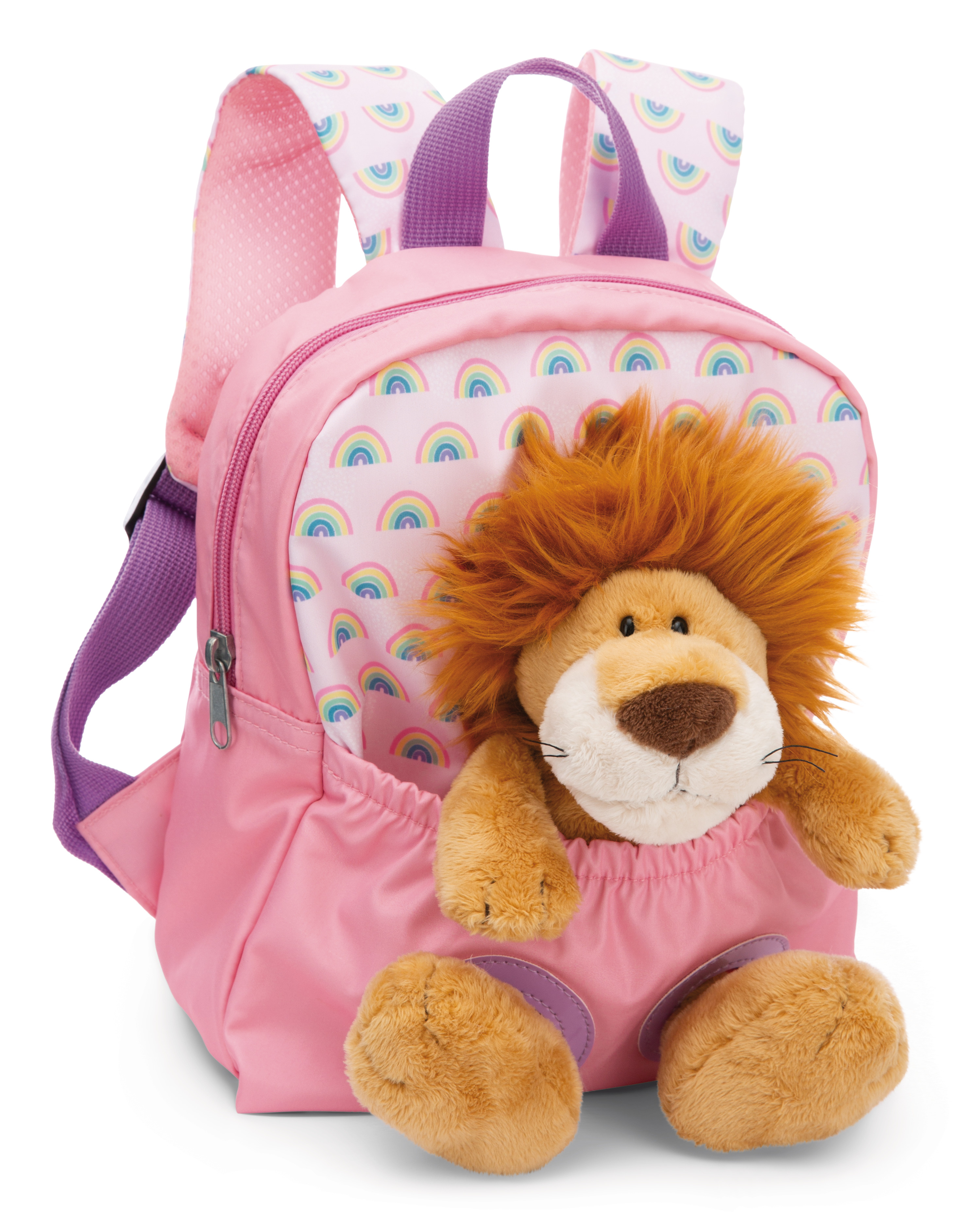NICI Rucksack mit Plüschtier 21x26cm Löwe 25cm online bestellen