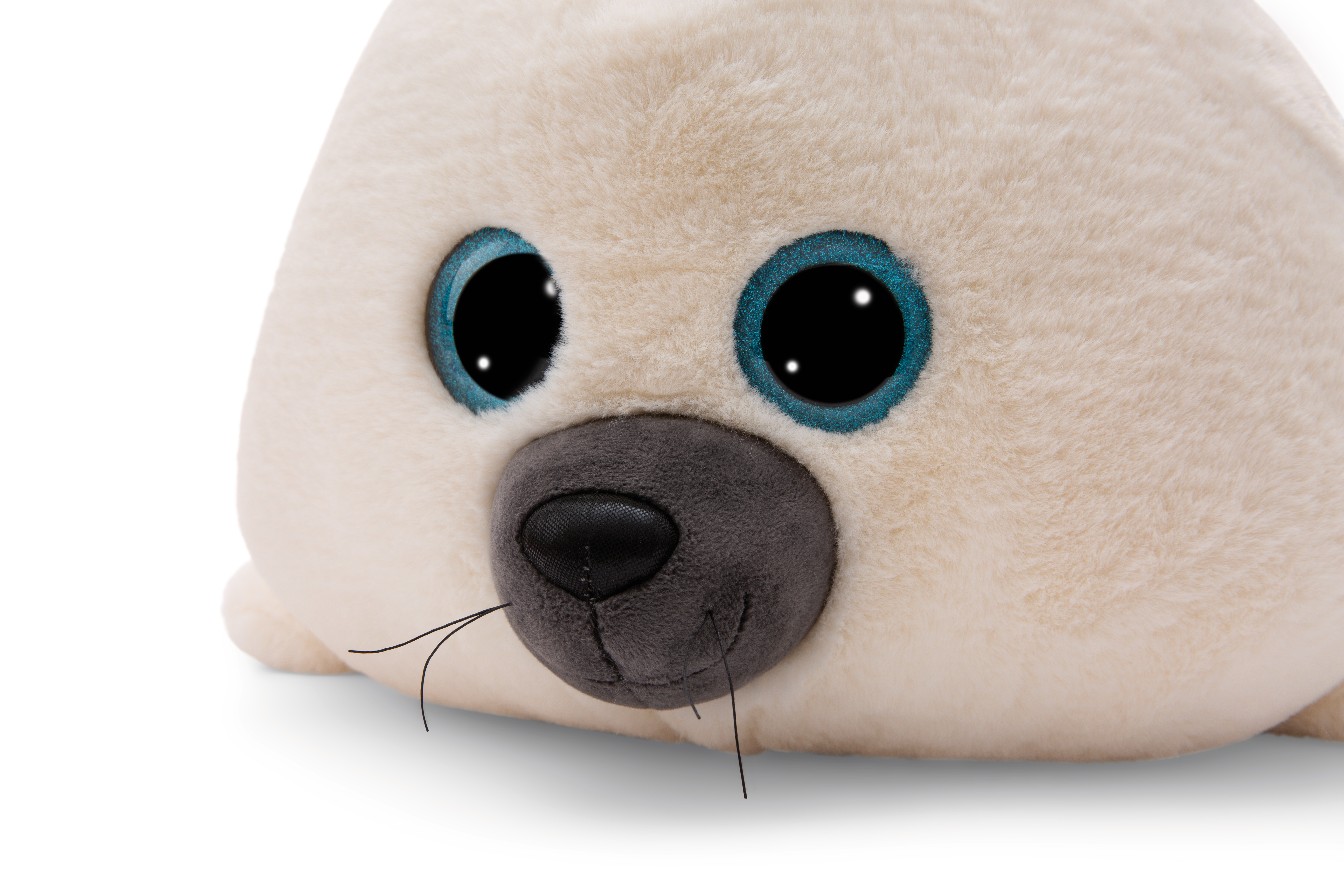 NICI GLUBSCHIS Foca Boubelle 15 cm: Adorable Animal de Peluche Suave, Juguete para Acurrucarse y Jugar, para Niños y Adultos, 49176, para Regalar, Blanco