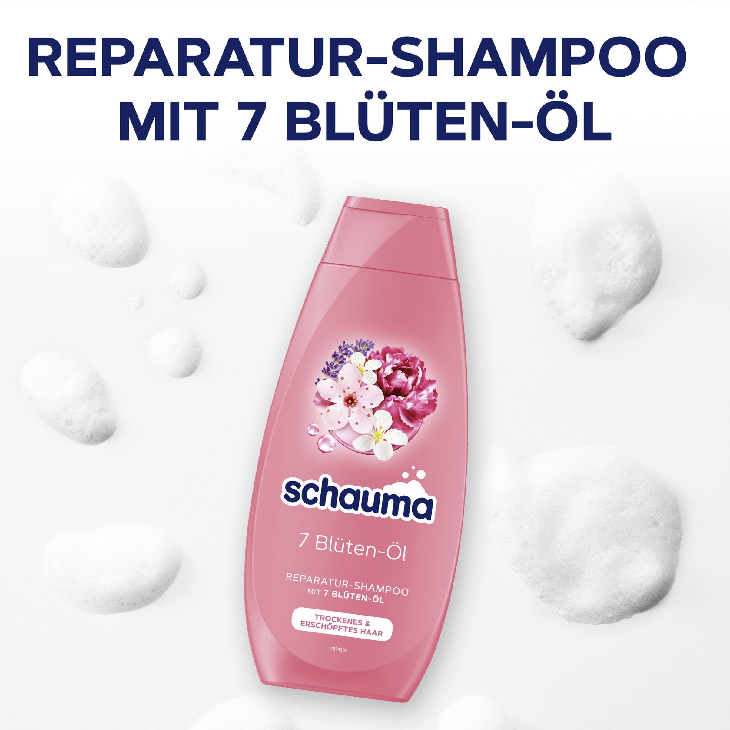 Schauma 7 Blüten Öl Set – 400ml Shampoo + 250ml Spülung Für Trockene, Strapazierte Haare