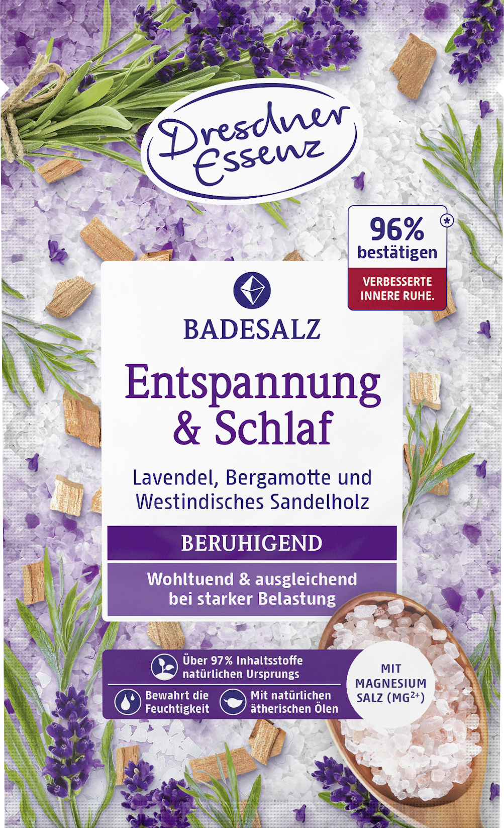 Dresdener Essenz Totes Meer Badesalz – 60 G, Ruhe Pur Zur Entspannung