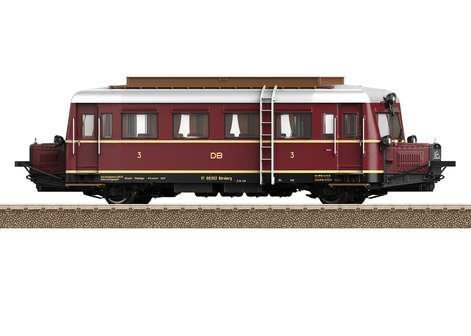 TRIX T25135 H0 Dieseltriebwagen Baureihe VT 88.9 - das