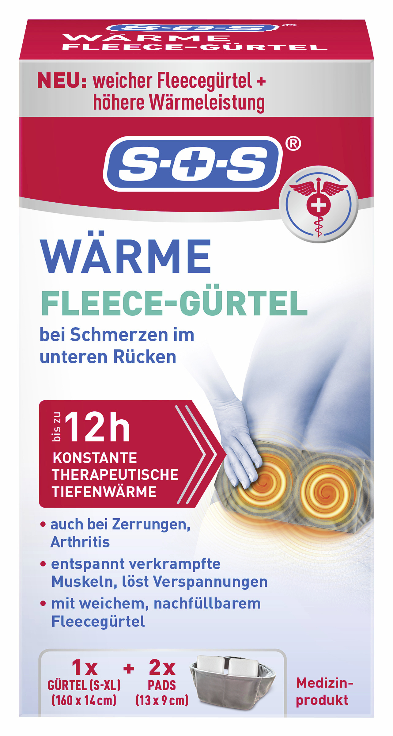 SOS Wärme Fleece-Gürtel online bestellen