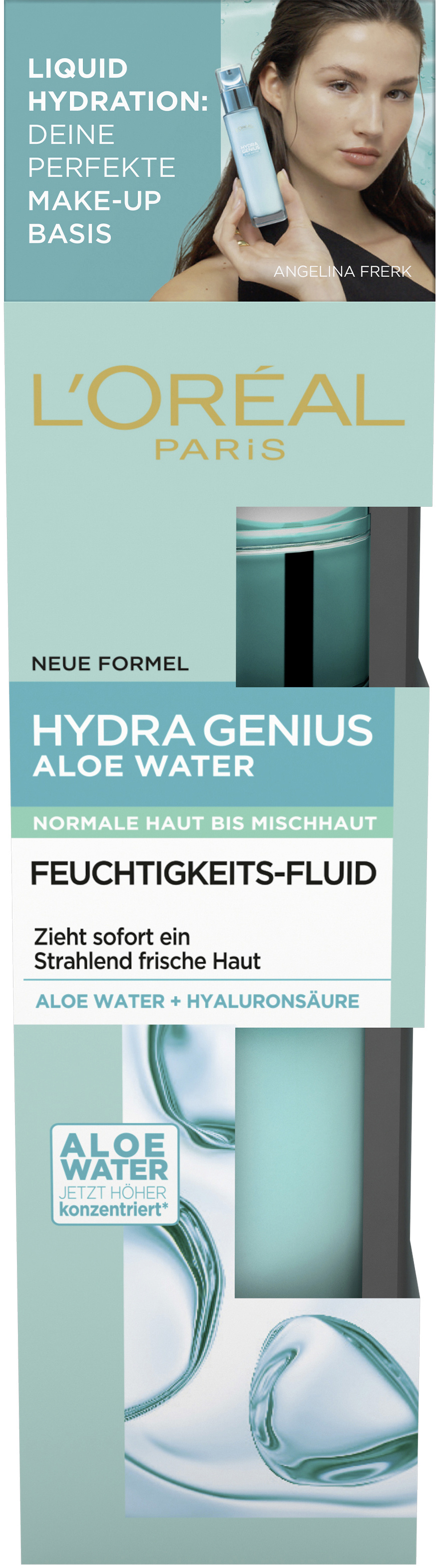 L'Oral Paris Hydra Genius Aloe Aqua Feuchtigkeitsfluid online bestellen |  MLLER