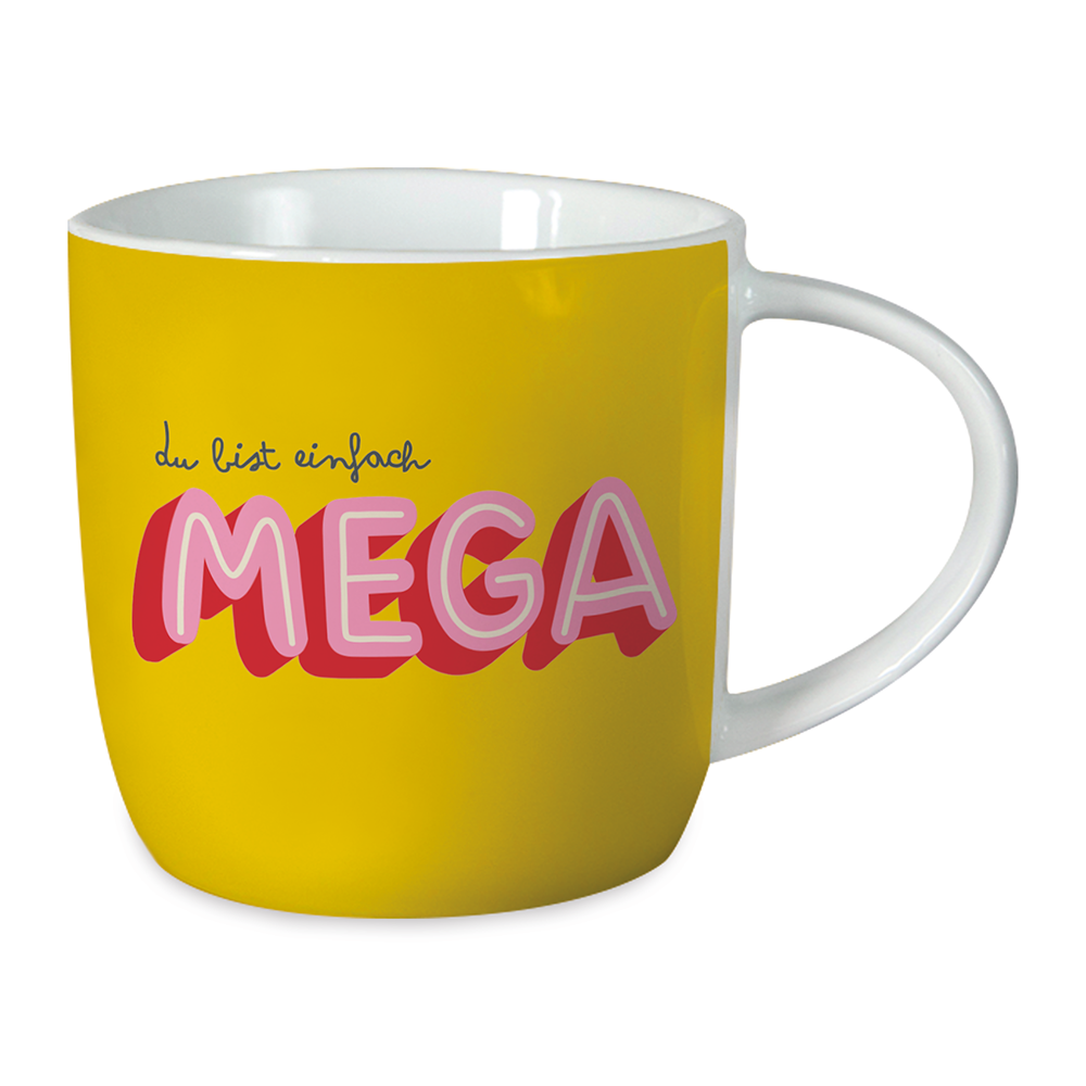Grafik-Werkstatt Tazza Da Caffè 300 Ml Con Scritta Rentier, Porcellana, Lavabile In Lavastoviglie, Idea Regalo Divertente