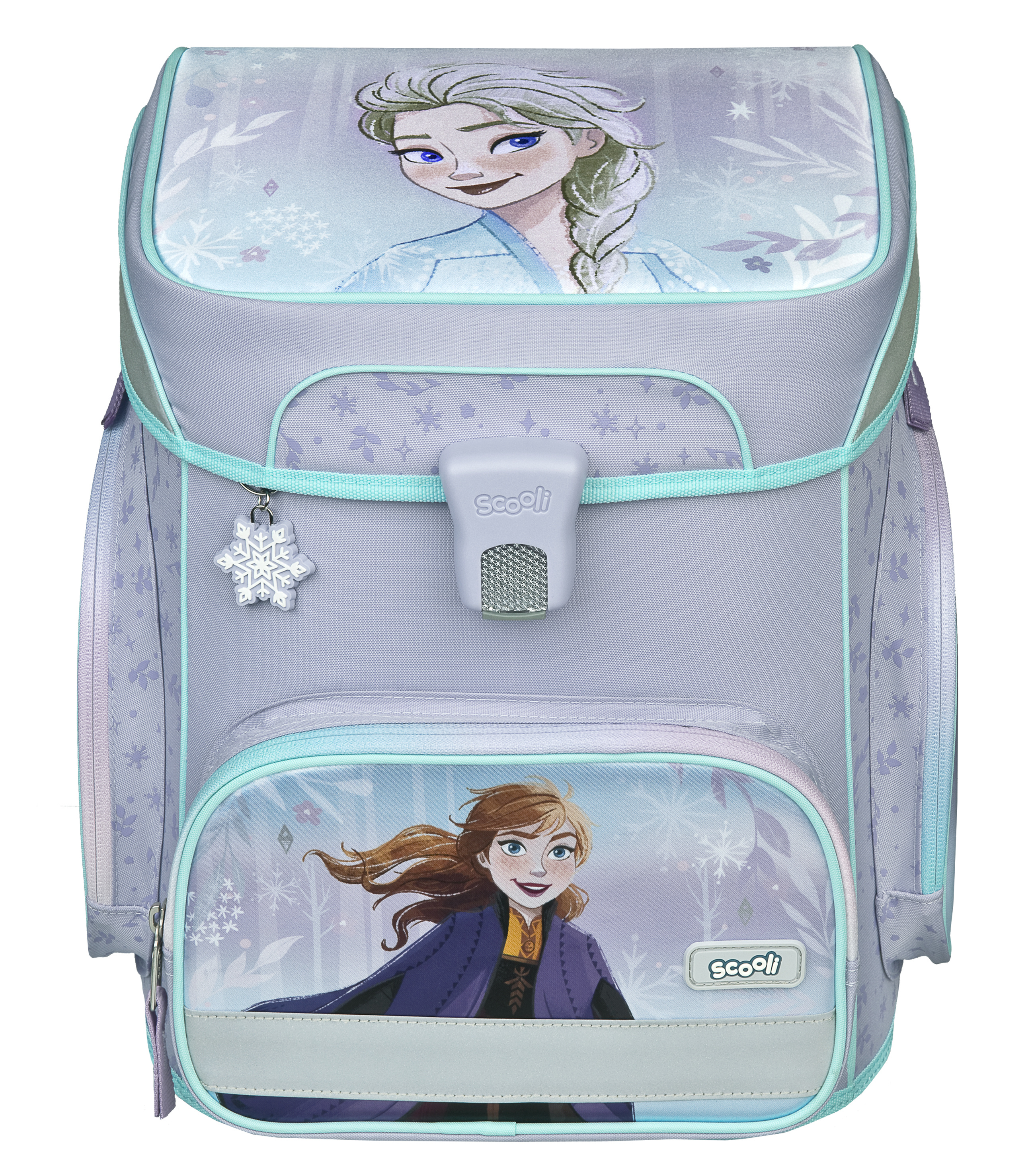 SAFTA Frozen Schulrucksack Für Kinder – Bunter Disney Rucksack Ohne Rollen, 22 Cm