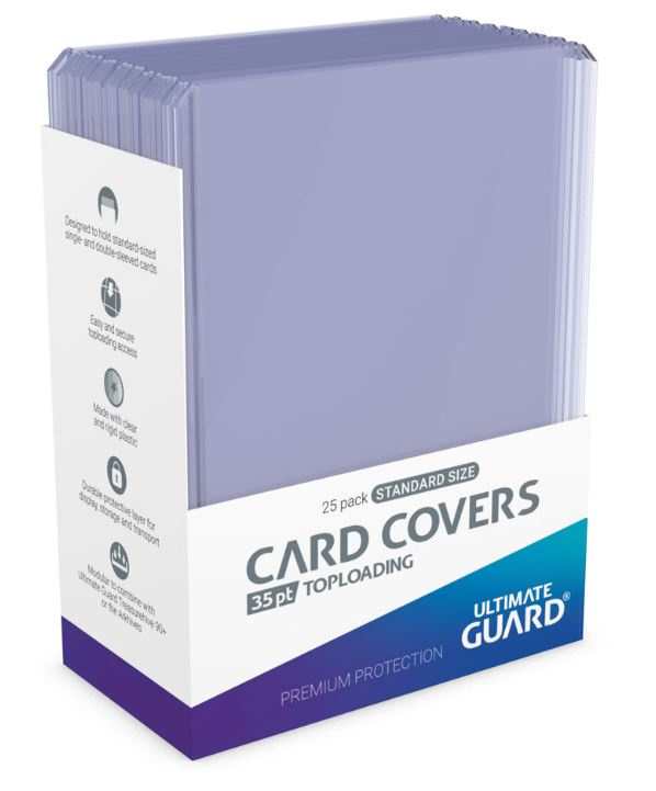 20 Acryl-Kartenschutz Hüllen + 5 Ständer - Toploader Für Sammelkarten, Standardgröße 9,4x6,6 Cm