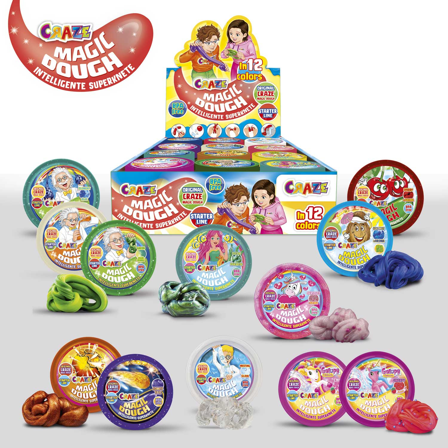 CRAZE - MAGIC DOUGH Intelligente Superknete 15g, sortiert online
