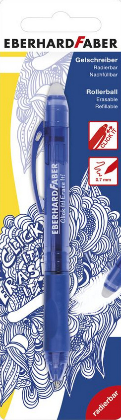 EYEYE Gelschreiber 0,7 Mm – 25 Stück, Blaue Tinte, Glattes Schreiben Für Schule & Büro