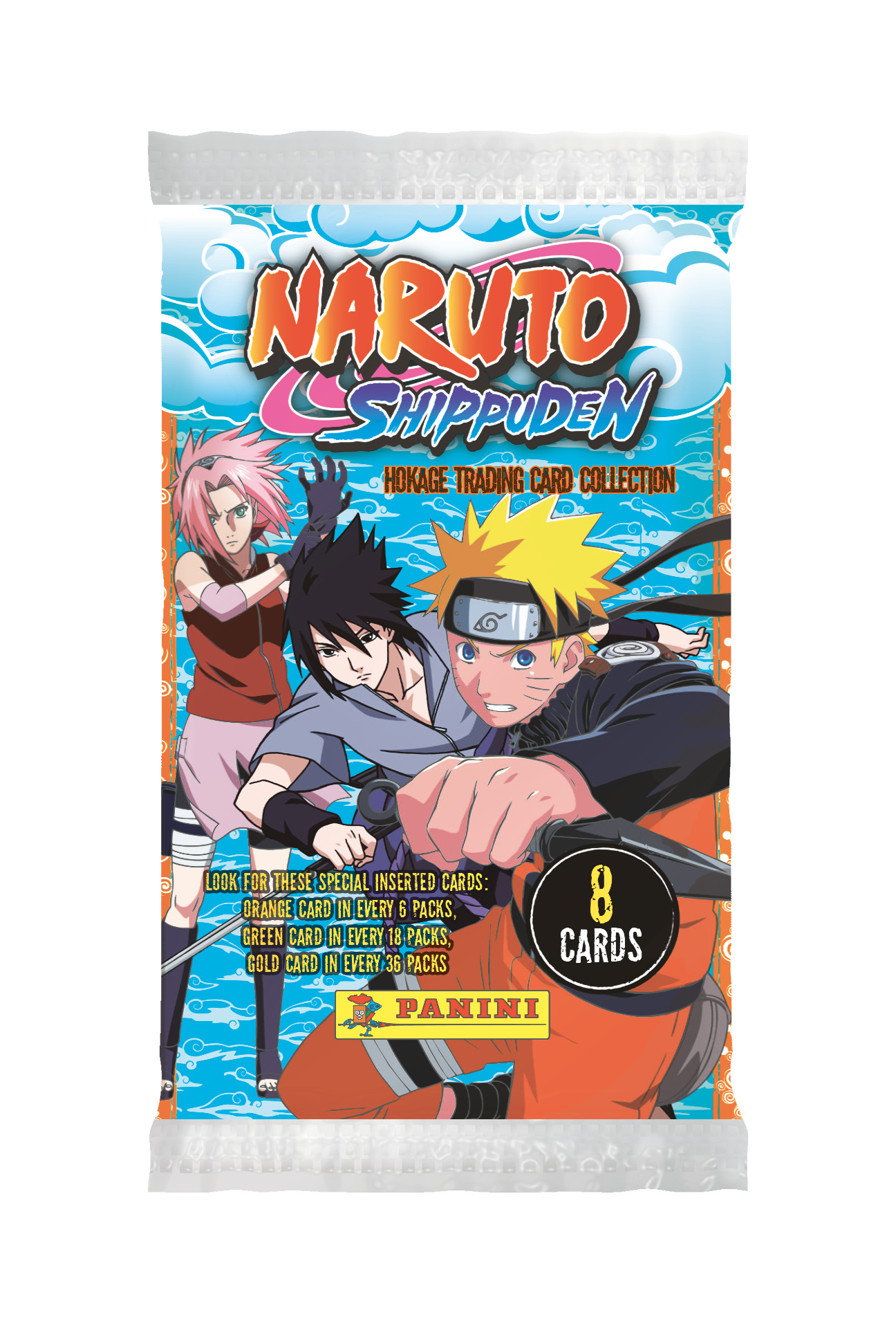 NARUTO カード Panini - Naruto Shippuden – Trading Cards - Flow Pack Box (18er