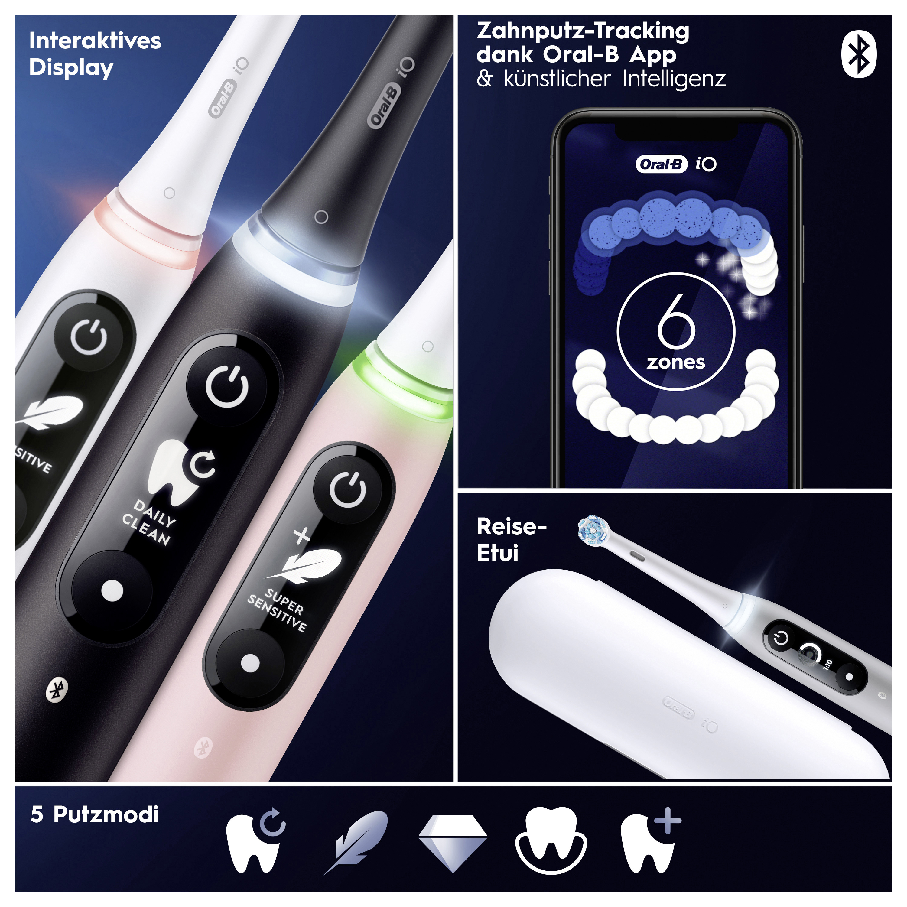 【新品】Oral-B iO Series 6s ブラックラバーモデル Oral-B iO Series 6 Black Lava online bestellen | MÜLLER