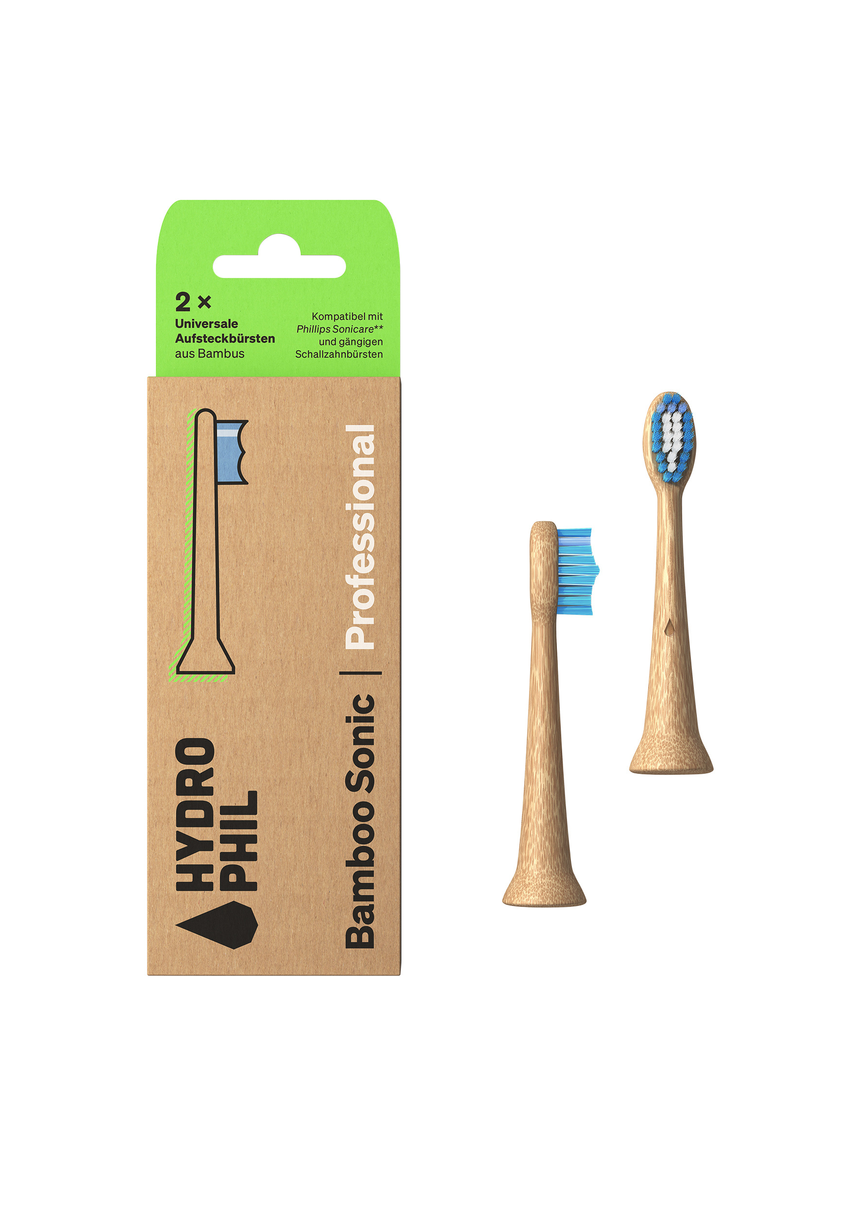 HYDROPHIL Bamboo Sonic Professional Aufsteckbrste online bestellen | MLLER