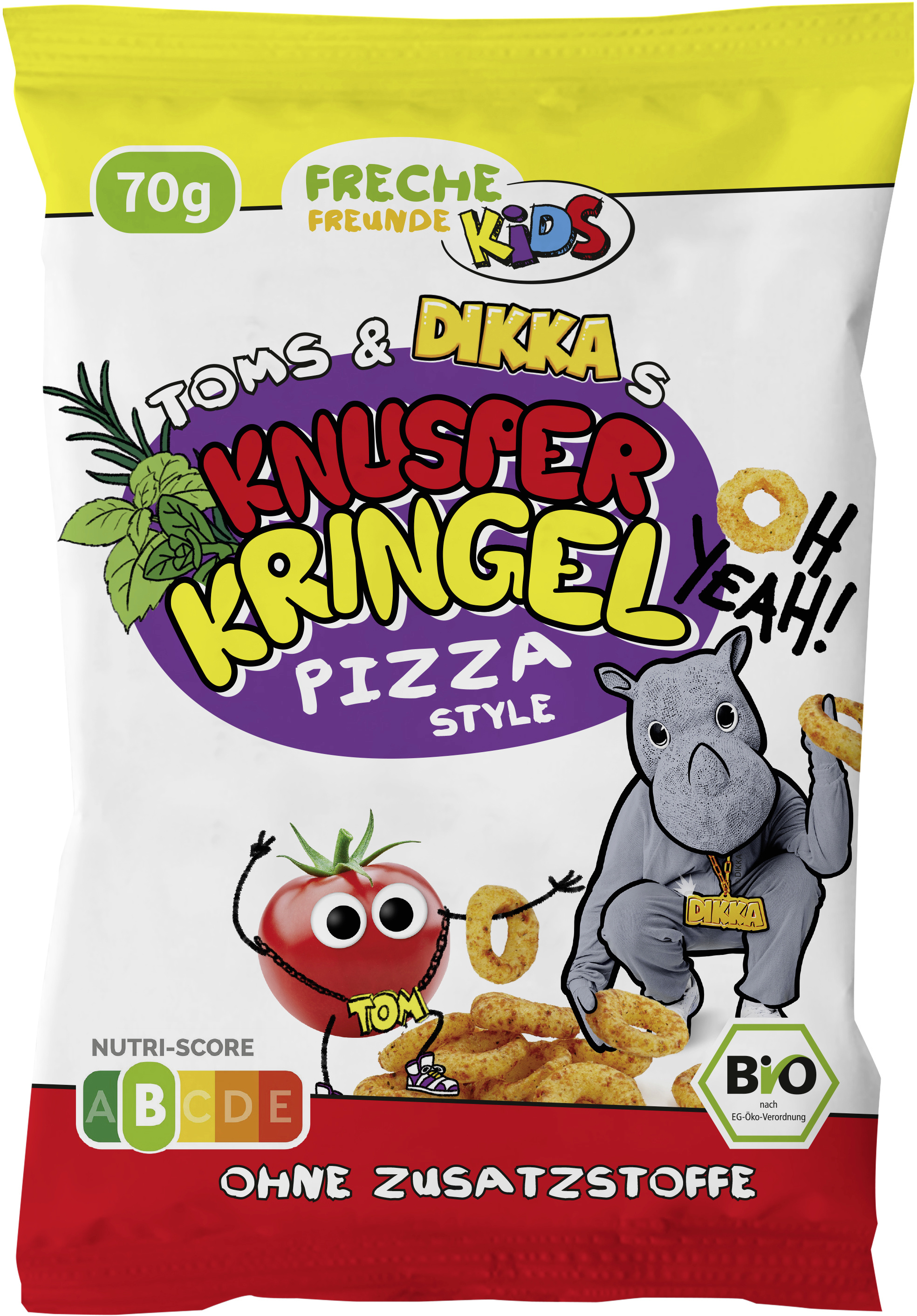 Freche Freunde Kids Bio Knusper Kringel Pizza Style online