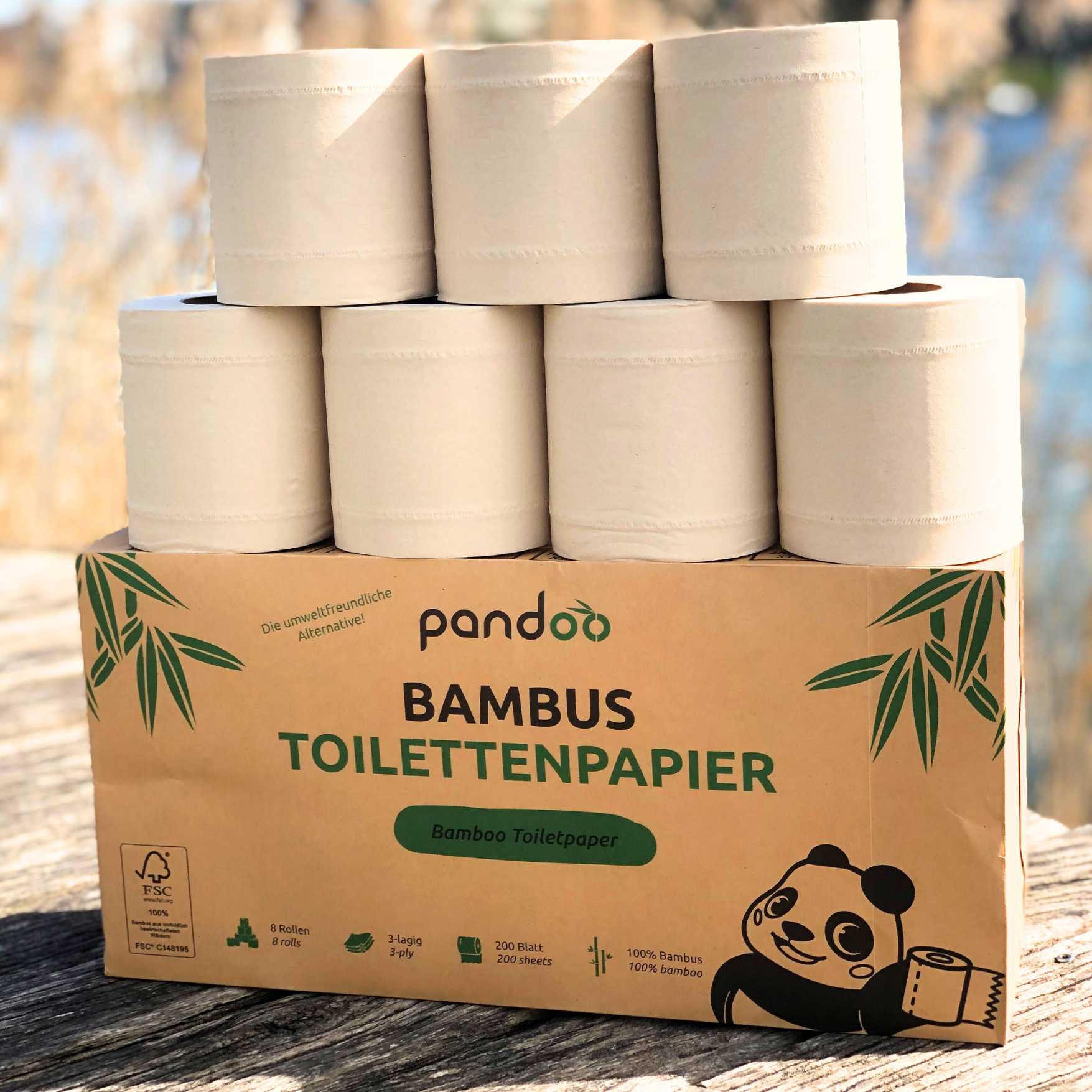 pandoo Bambus Toilettenpapier online bestellen | MLLER