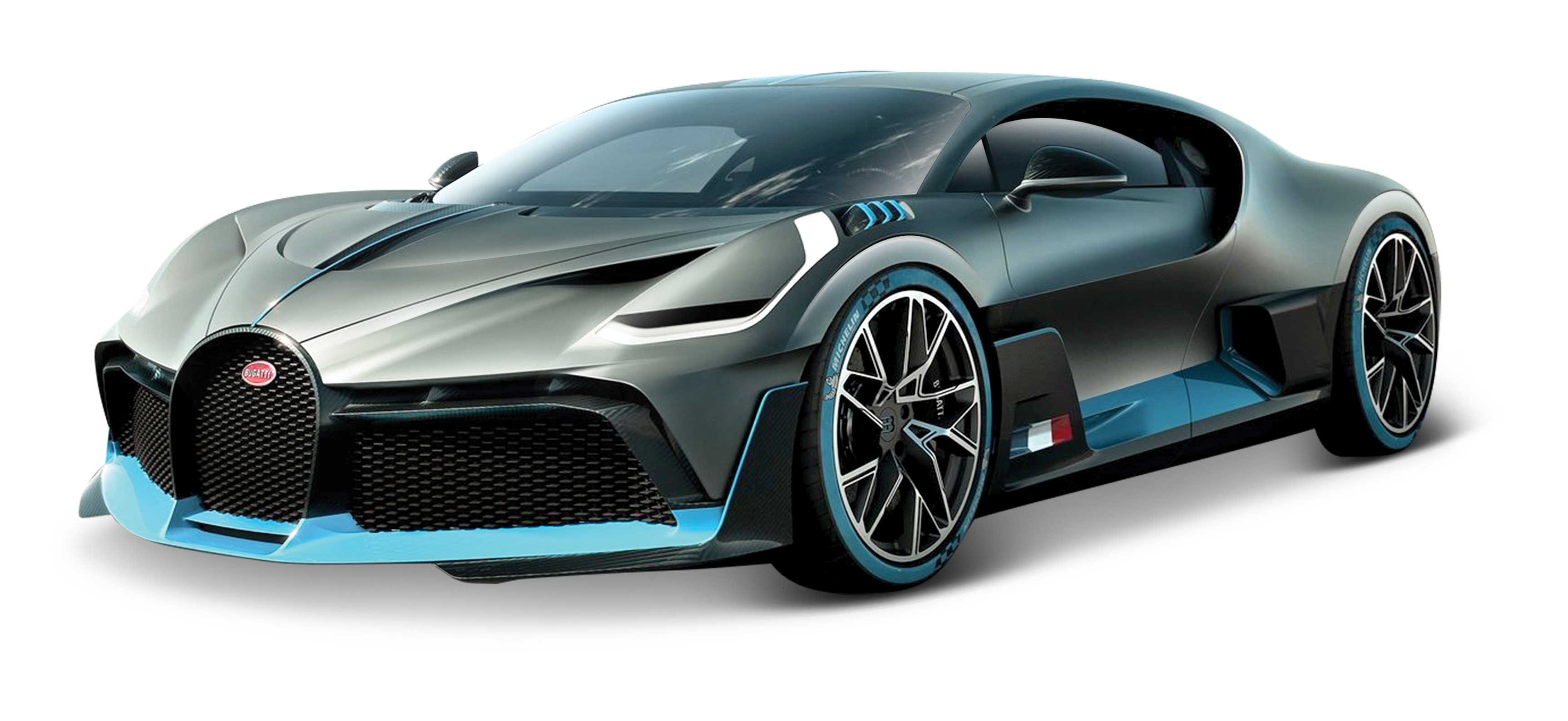 Bburago Bugatti Divo 1/18 Modelo de coche fundido a presión 11045 rojo, (18-11045MTRD