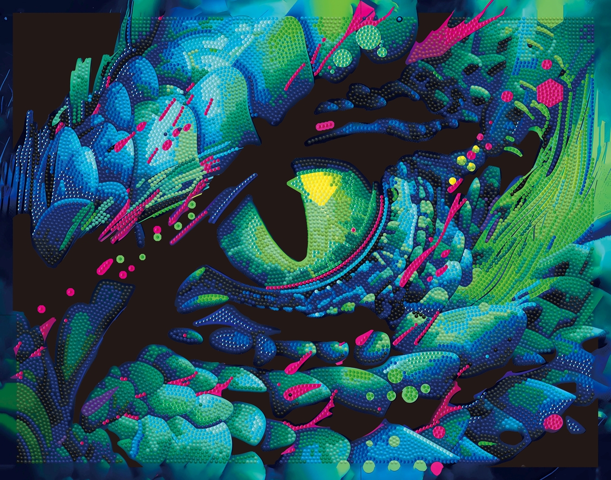 DIAMOND DOTZ - Diamond Painting Neon Drachenauge online bestellen | MÜLLER