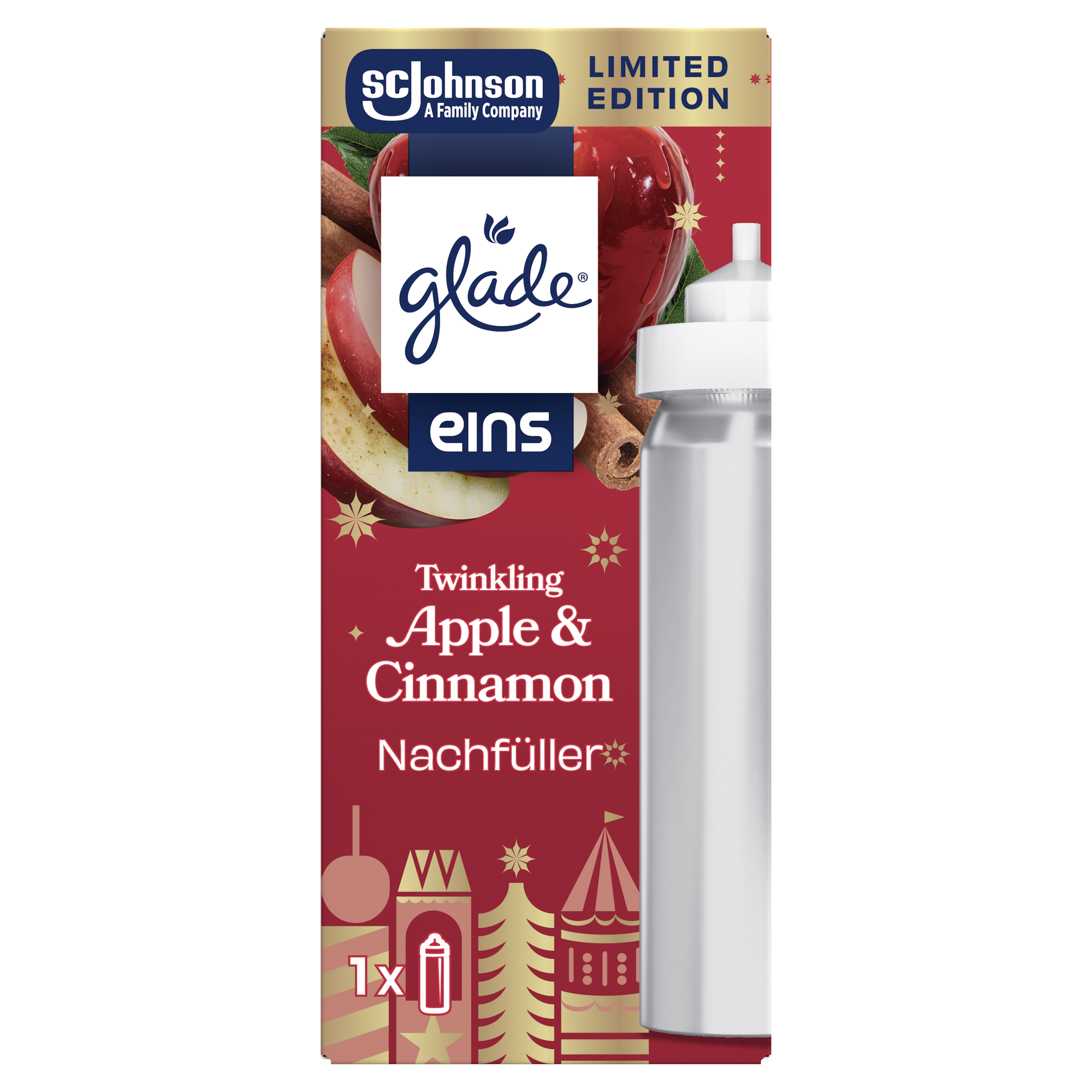 Glade® eins Nachfüller Twinkling Apple & Cinnamon online bestellen