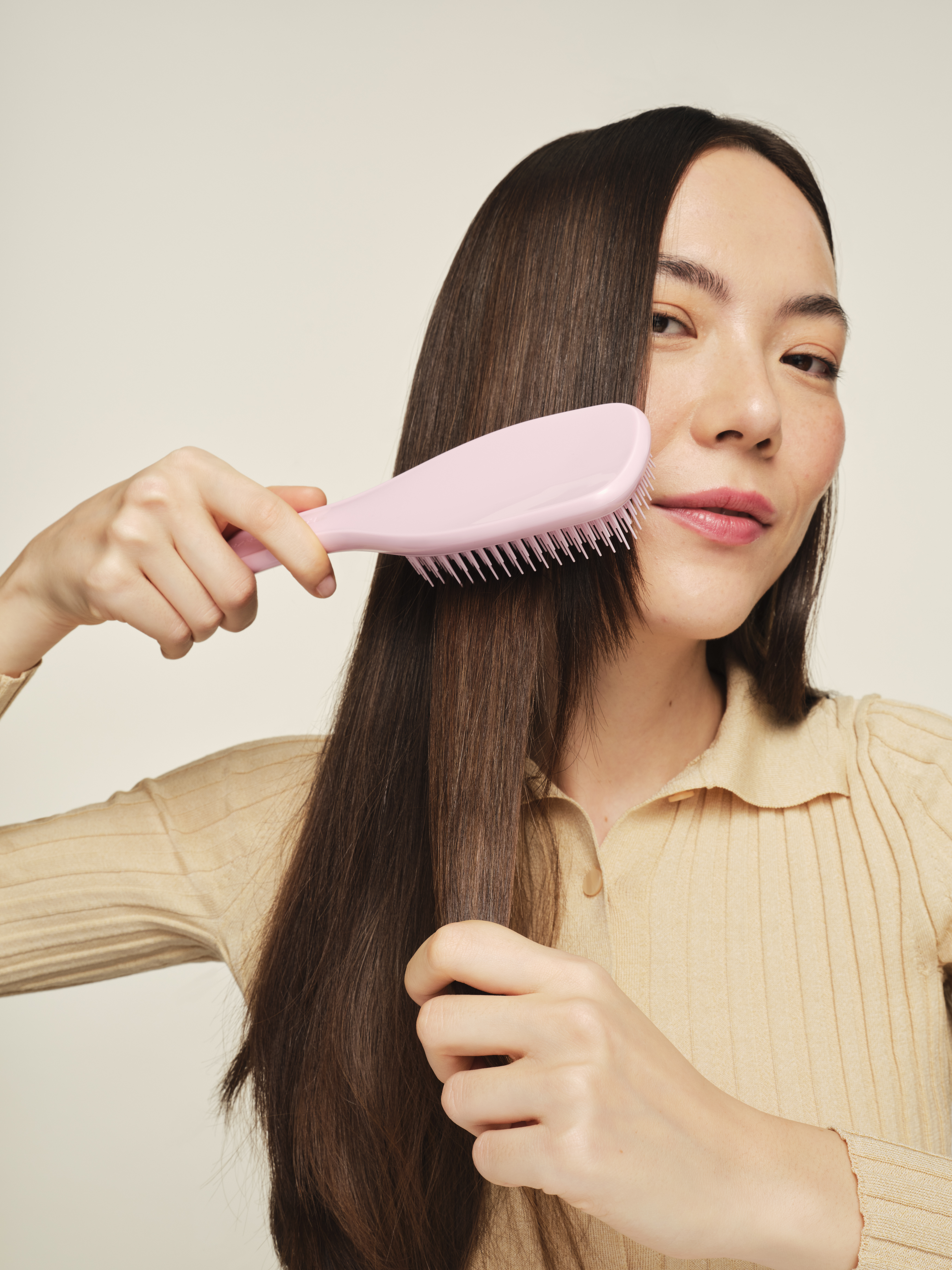 Entwirrbürste Für Haare – Schmerzfrei Kämmen Bei Lockigem, Nassem Oder Trockenem Haar, Mit Massage-Funktion
