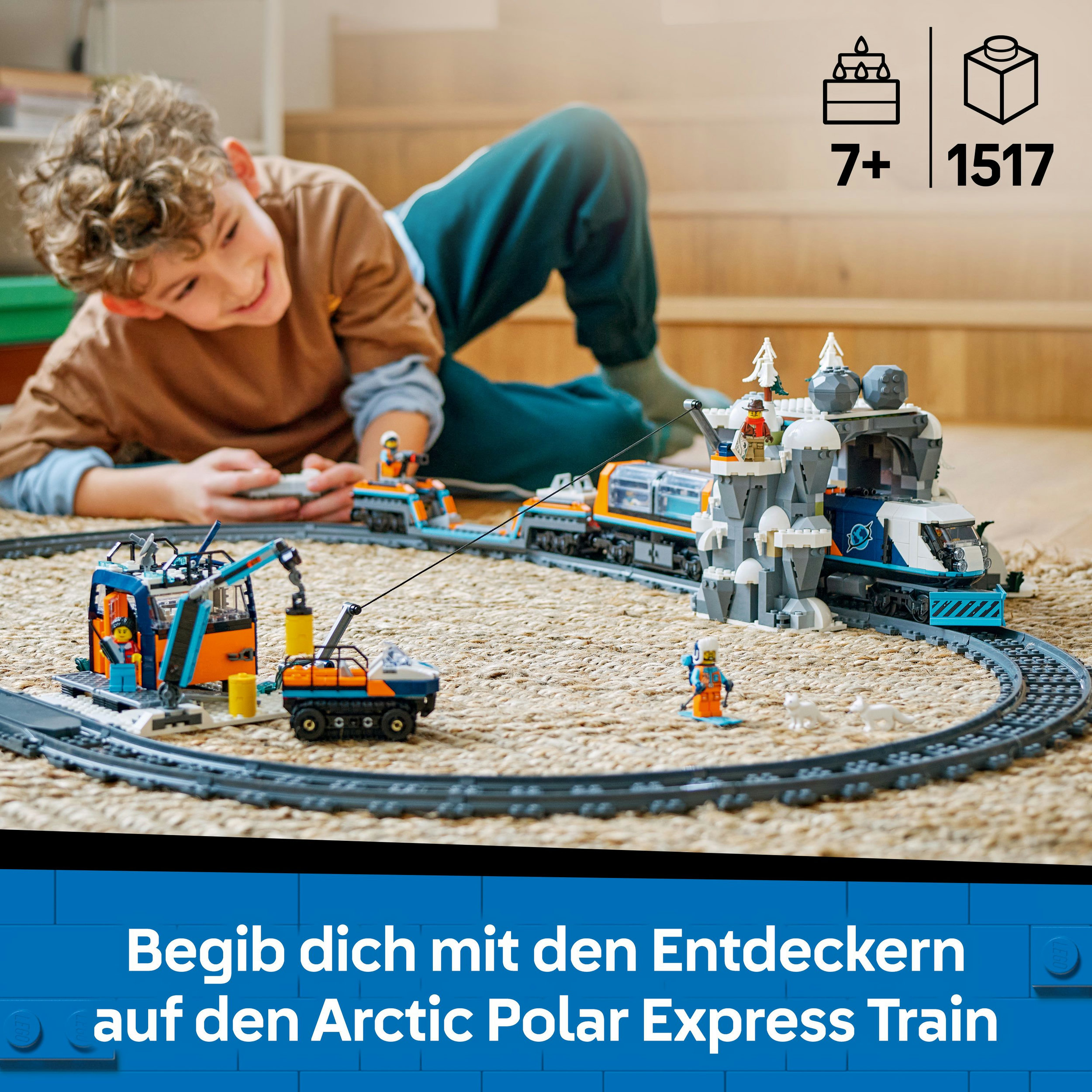 LEGO City Arktis-Polarexpress - Ferngesteuerte Eisenbahn - 60470