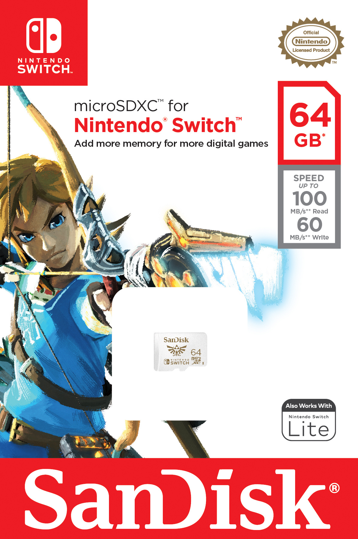 Nintendo Switch souta.milk11 SANDISK microSDXC Extreme 64GB (U3/UHS-I/Cl.10/R100/W60) für