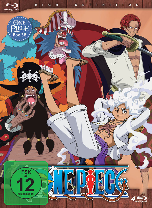 One Piece - TV-Serie - Box 38 (Episoden 1.076 - 1.100) [4 BRs
