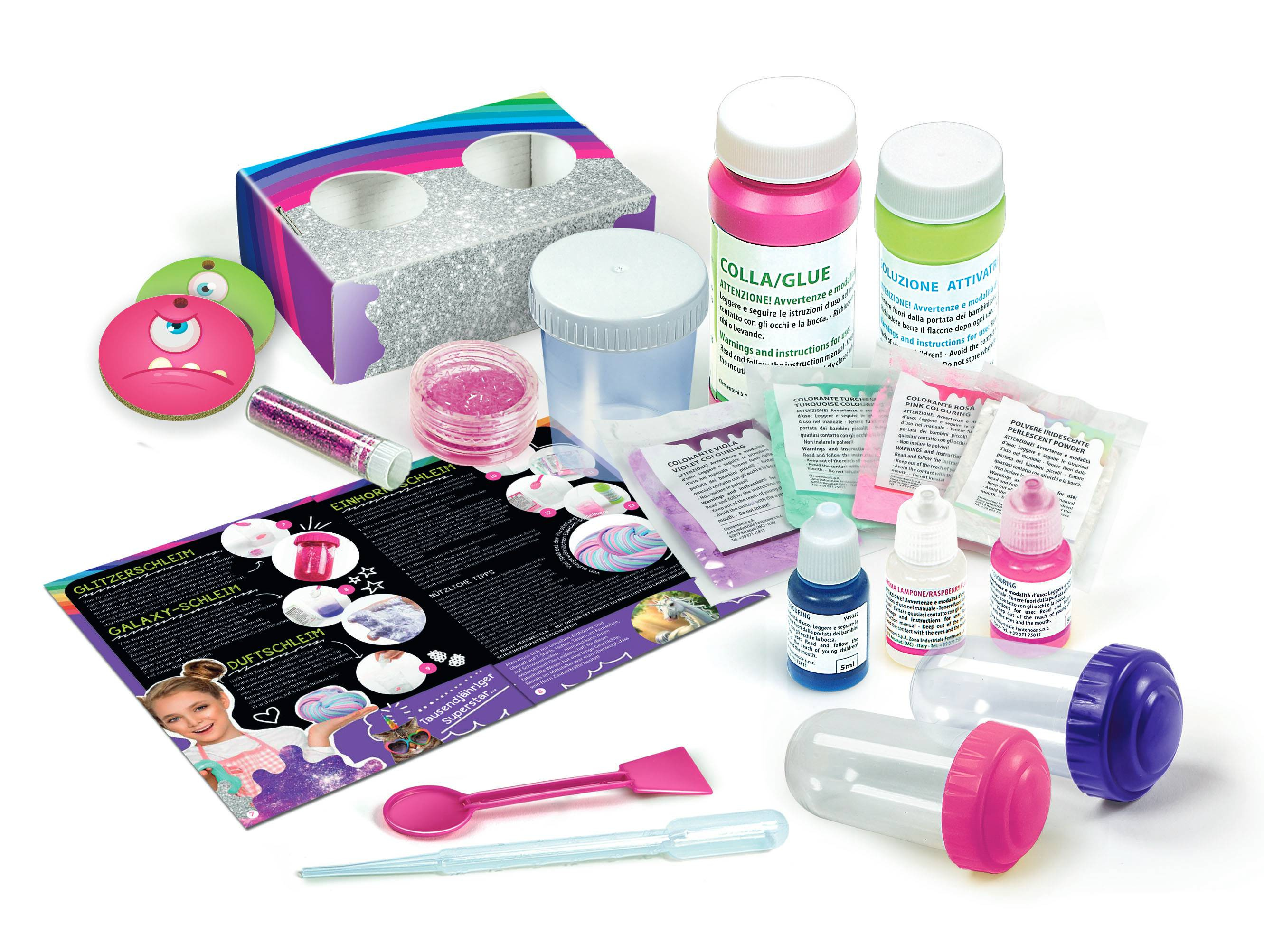 Kit Clementoni Galileo Para Hacer Pelusas Saltarinas - Experimentos De Química Para Niños A Partir De 8 Años