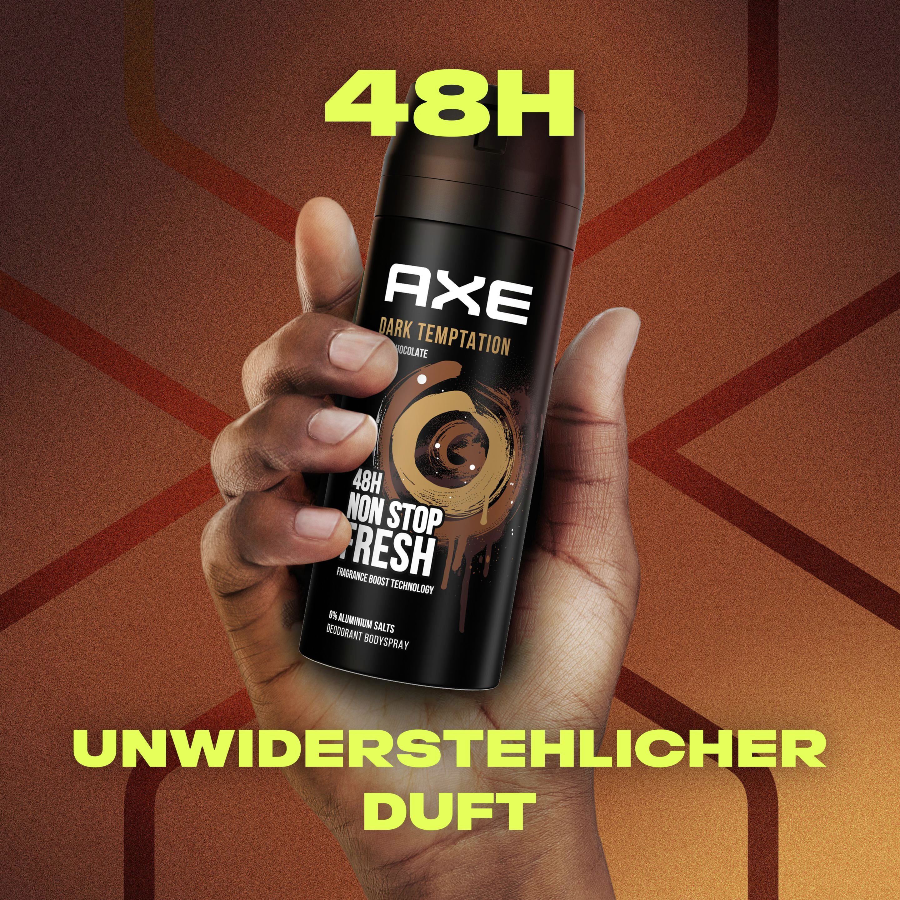 AXE Black Night Bodyspray 150ml – 48h Schutz Gegen Schweißgeruch, Deo Ohne Aluminium Für Männer
