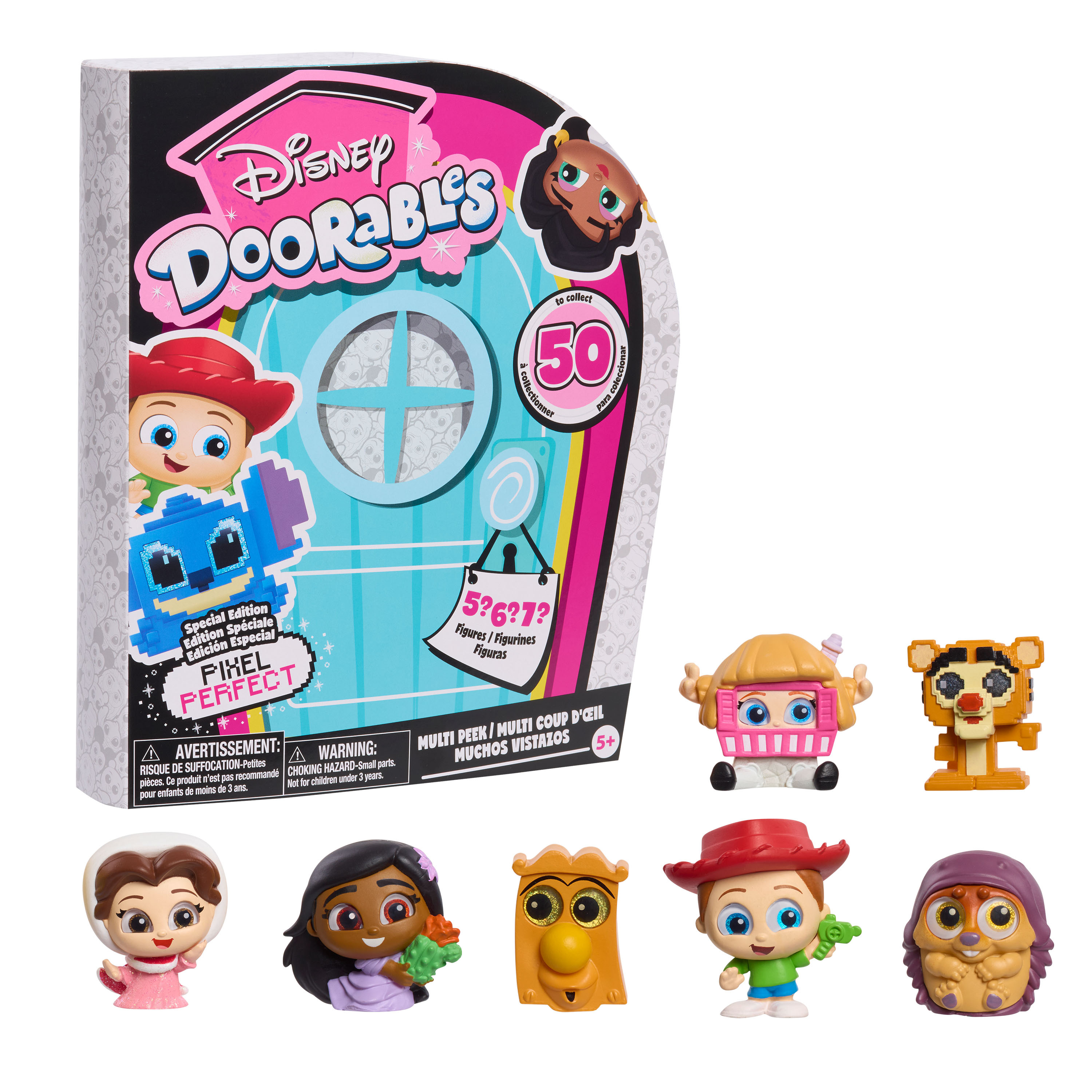 Figuras coleccionables Disney Doorables Pixel Perfect Multi Peek
