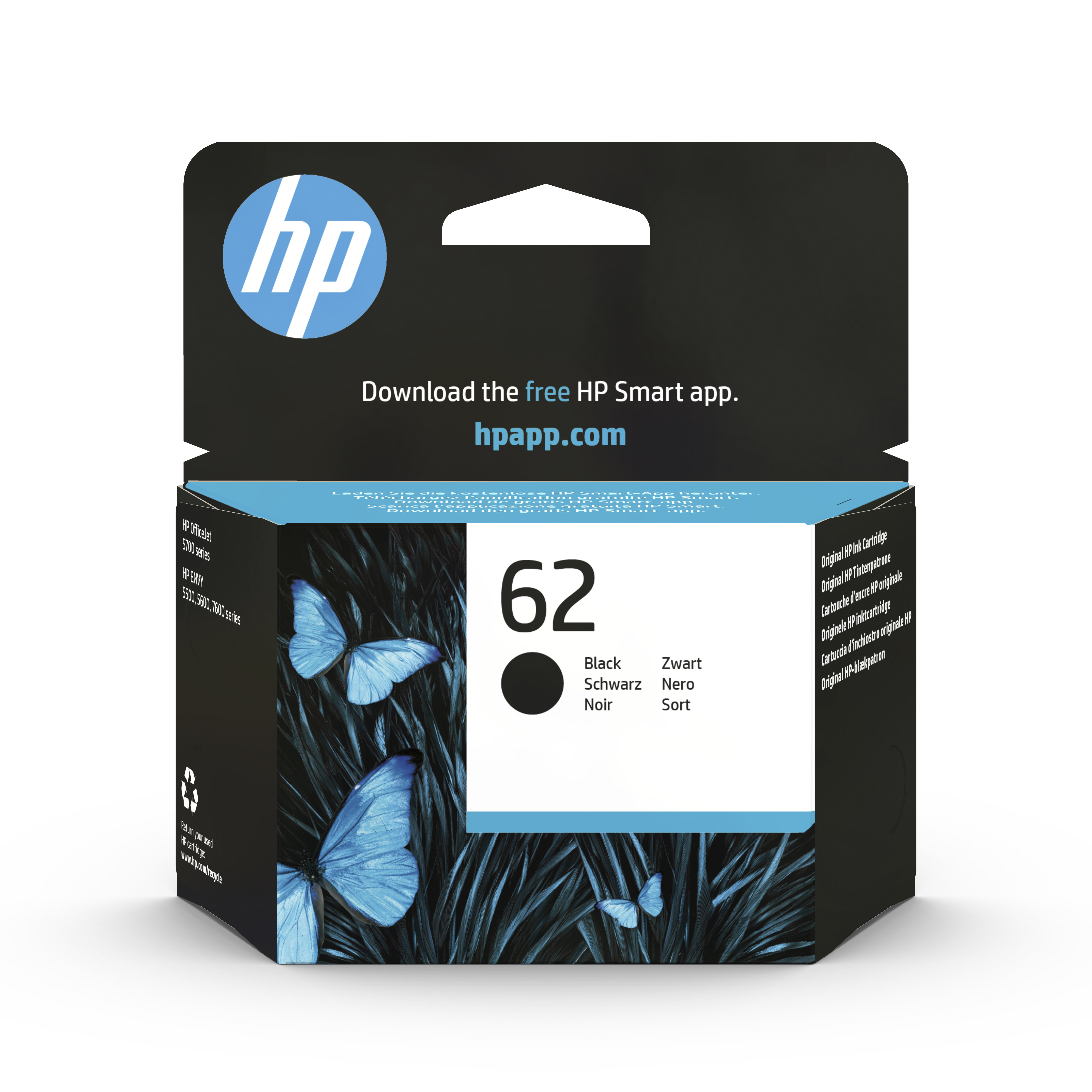 Kamo Druckerpatronen Multipack – Kompatibel Mit HP 62/62 XL Für Diverse Drucker