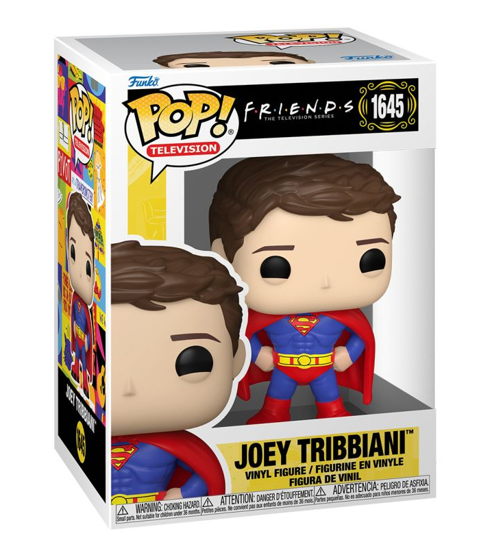 Funko Pop! & Tee: DC Comics Superman - Figura Esclusiva Con Maglietta, Edizione Flocked (peluche)