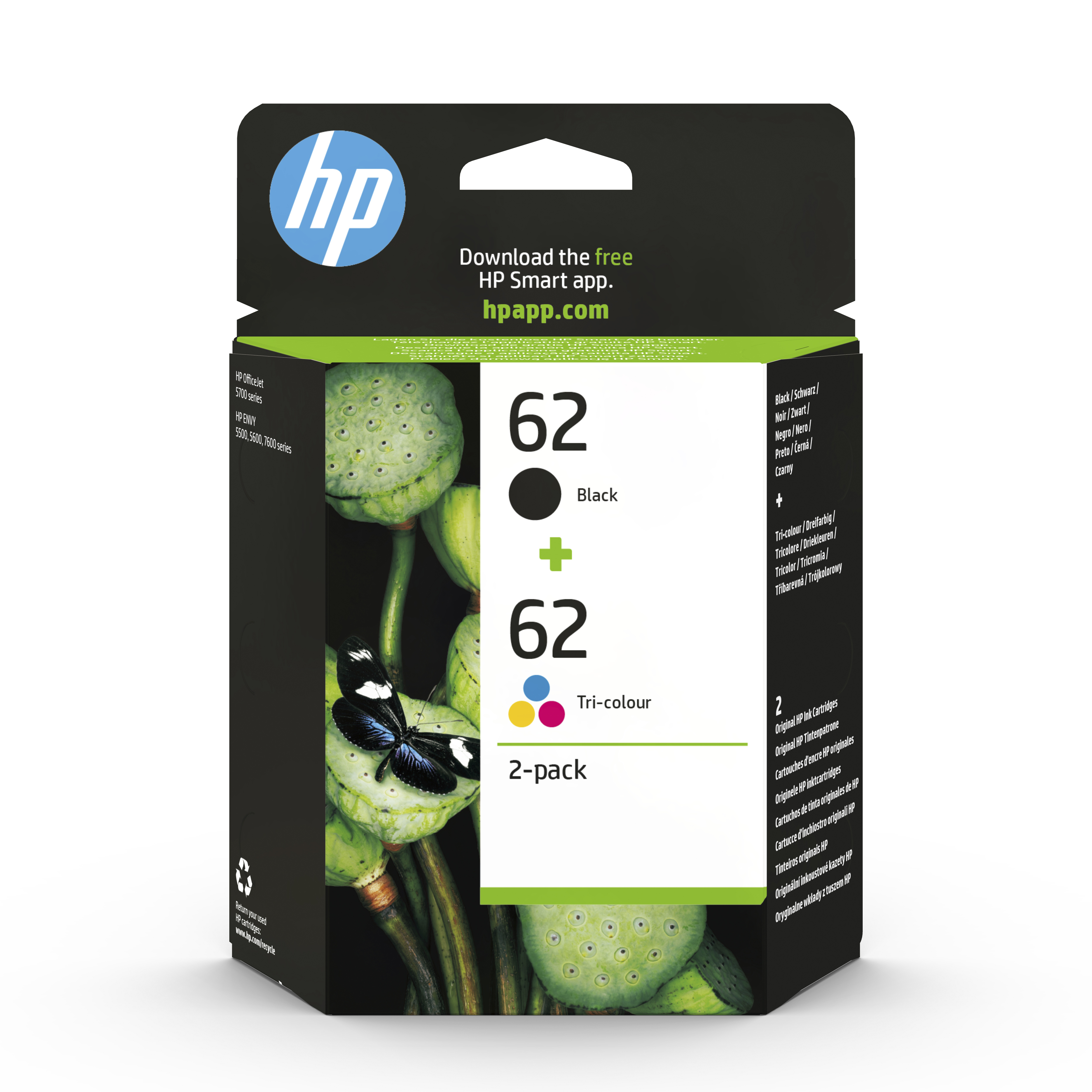 HP 36147 Tintenpatronen-Set Cyan, Magenta, Gelb - 165 Seiten, Kompatibel Mit HP Druckern