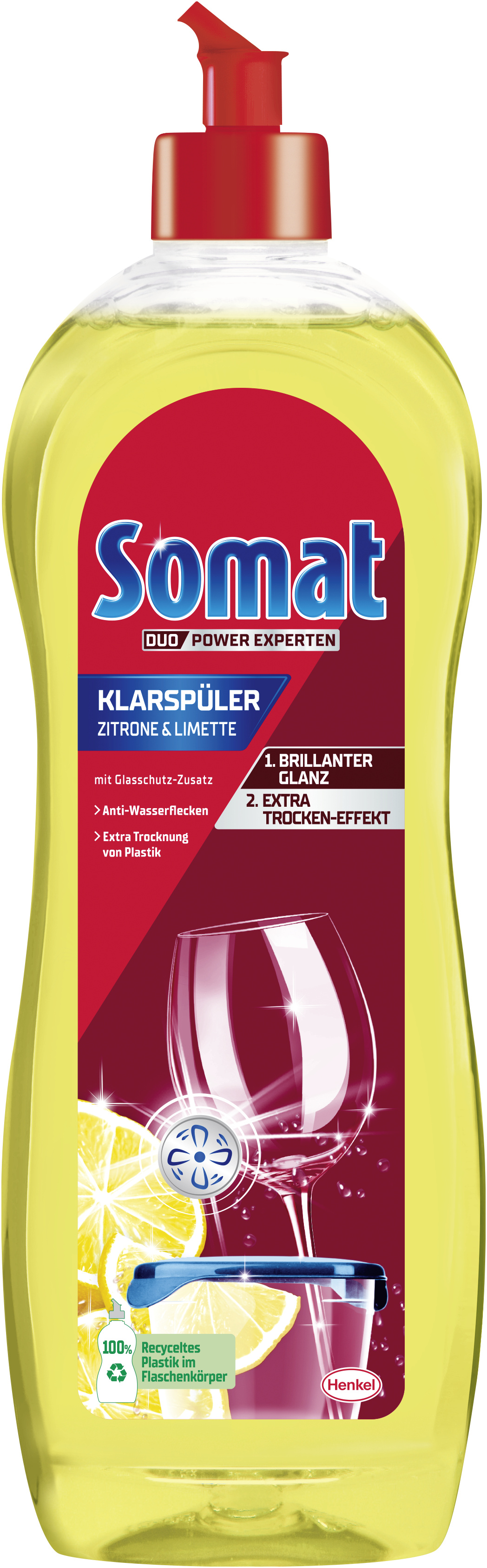 Produktbild von Sonett Klarspüler 2x 500 Ml – Pflanzlich, Biologisch Abbaubar, Für Glänzendes Geschirr In Der Spülmaschine